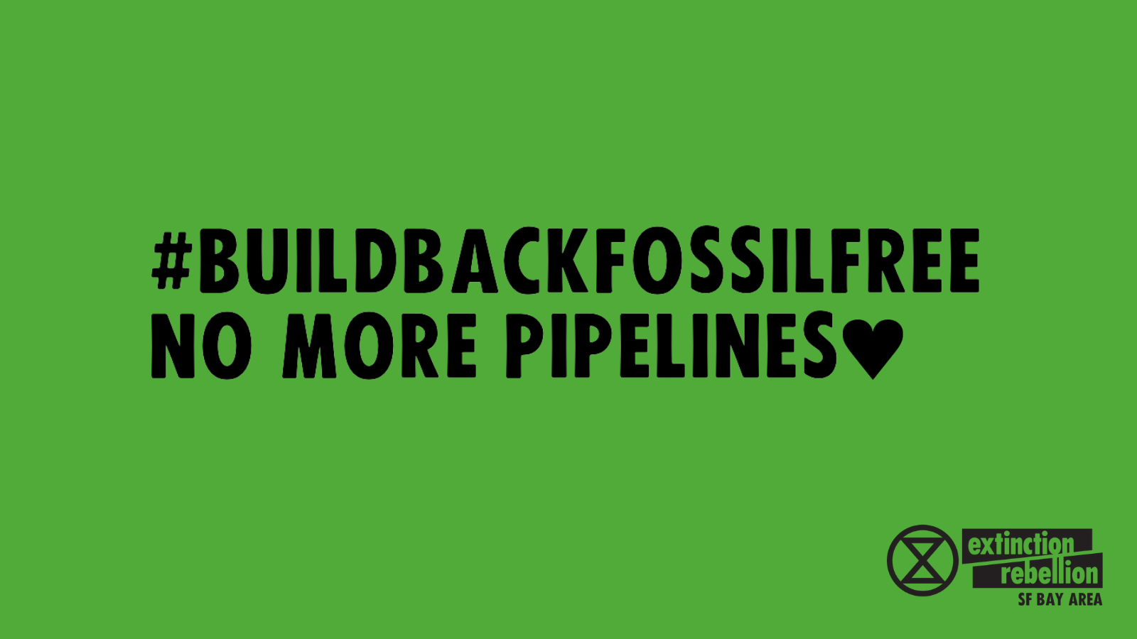 #BuildBackFossilFree