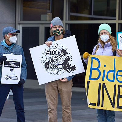 Stop Line 3 Protest @ SF Federal Building:December 14, 2021