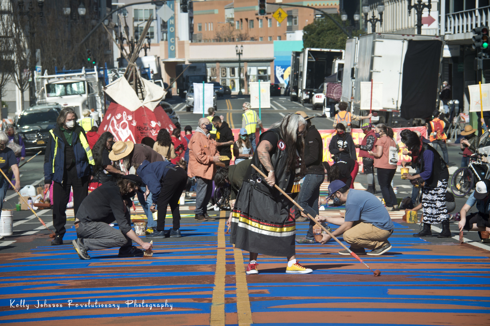 Stop Line 3 Street Mural:February 27th, 2021