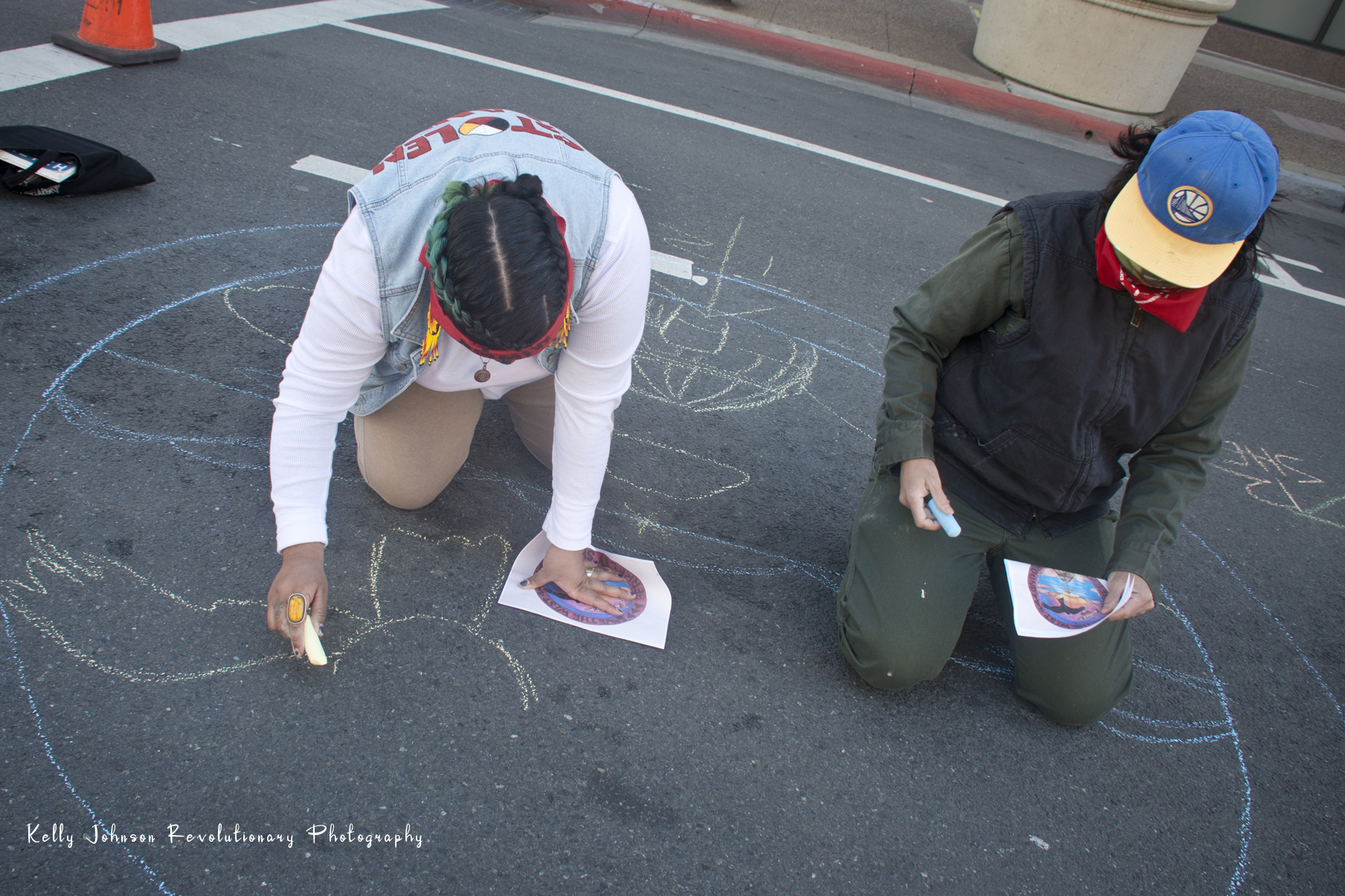 Stop Line 3 Street Mural:February 27th, 2021