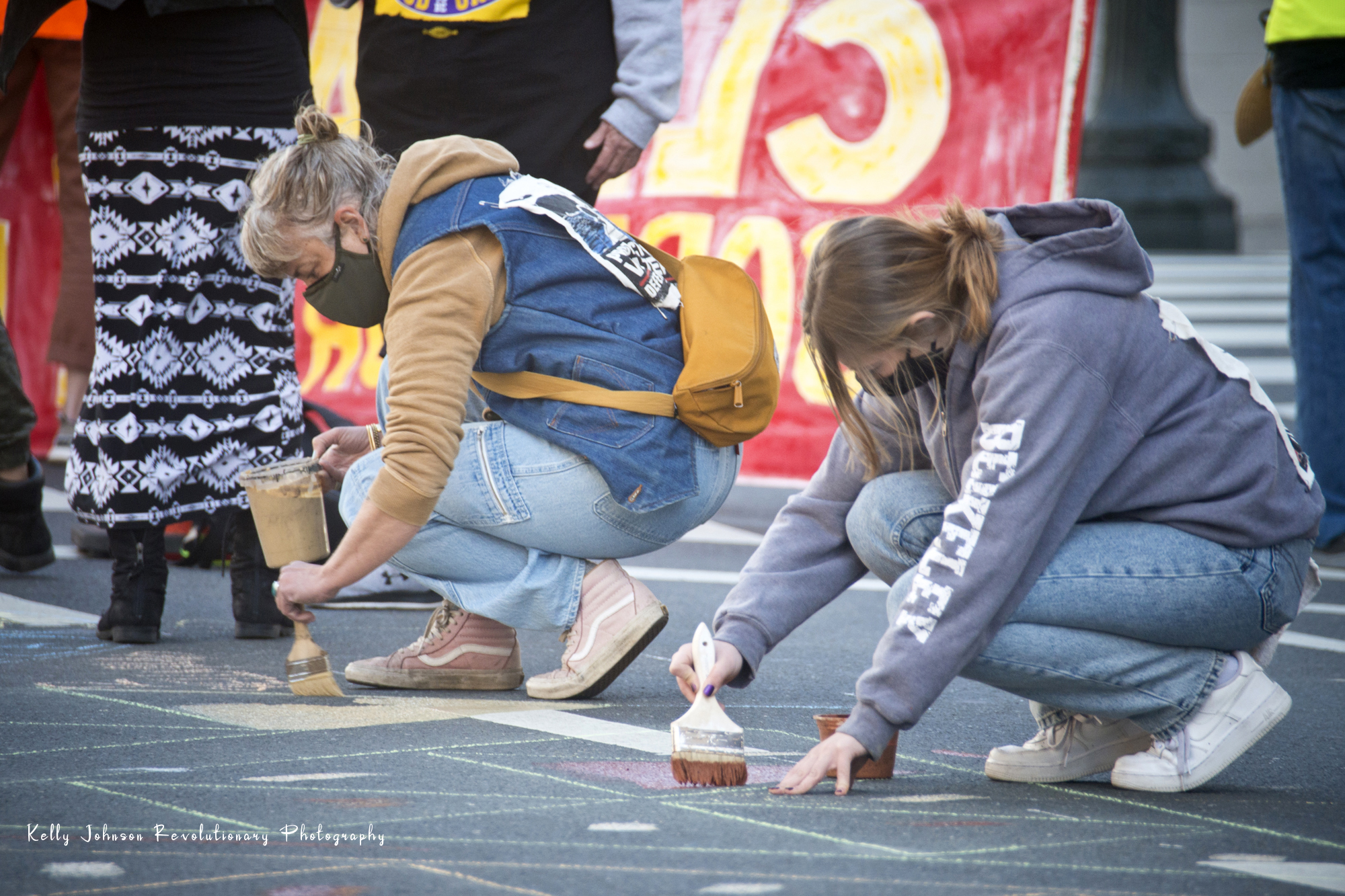 Stop Line 3 Street Mural:February 27th, 2021