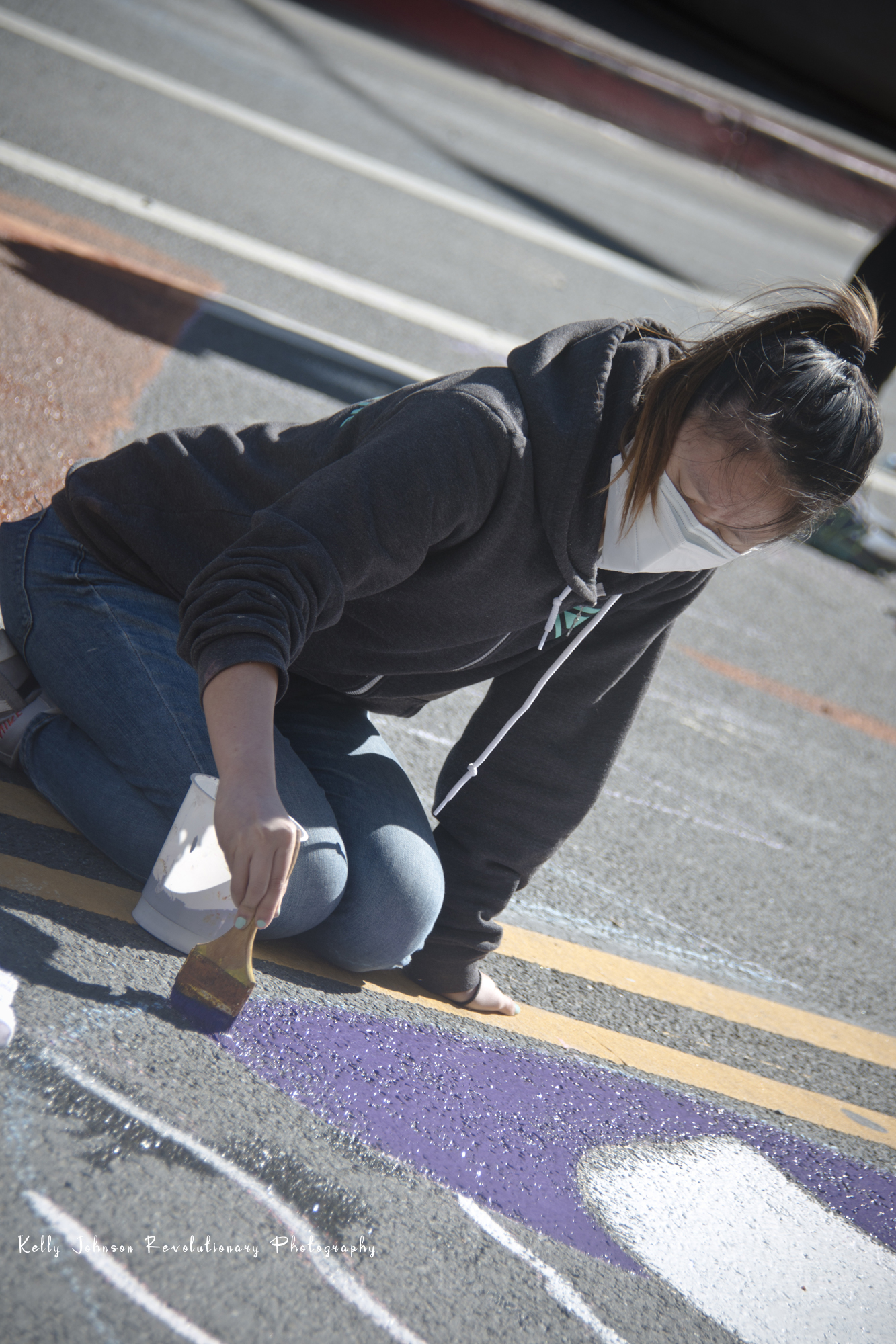 Stop Line 3 Street Mural:February 27th, 2021