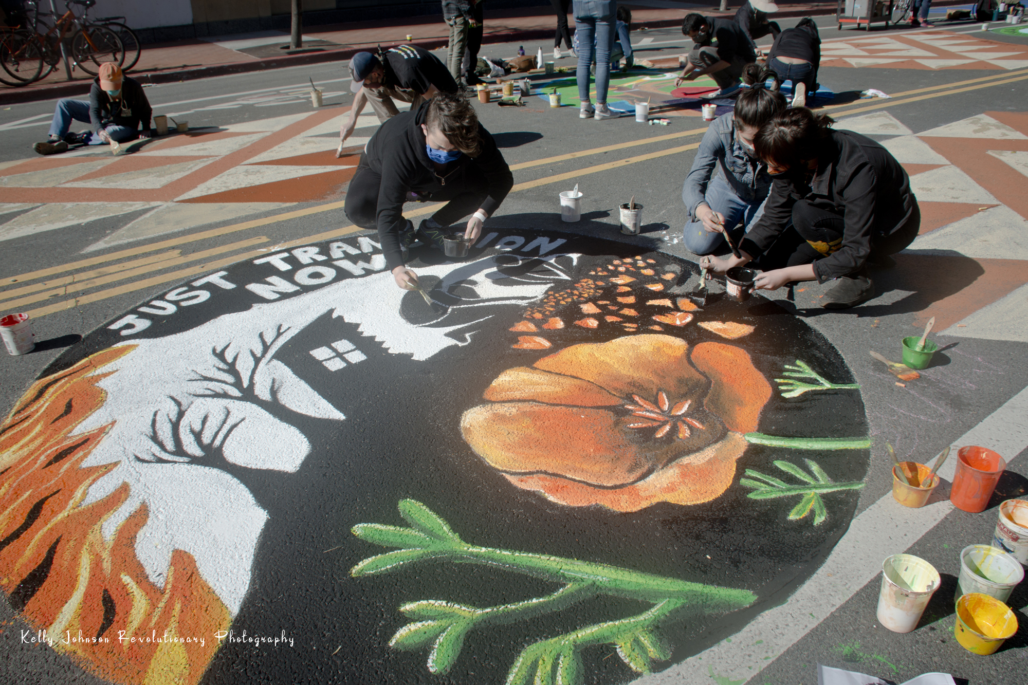 Stop Line 3 Street Mural:February 27th, 2021