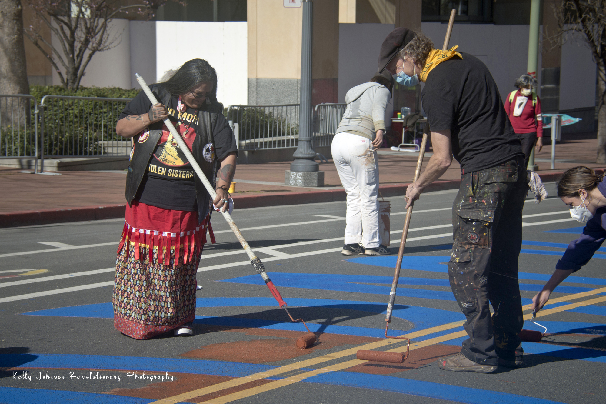 Stop Line 3 Street Mural:February 27th, 2021