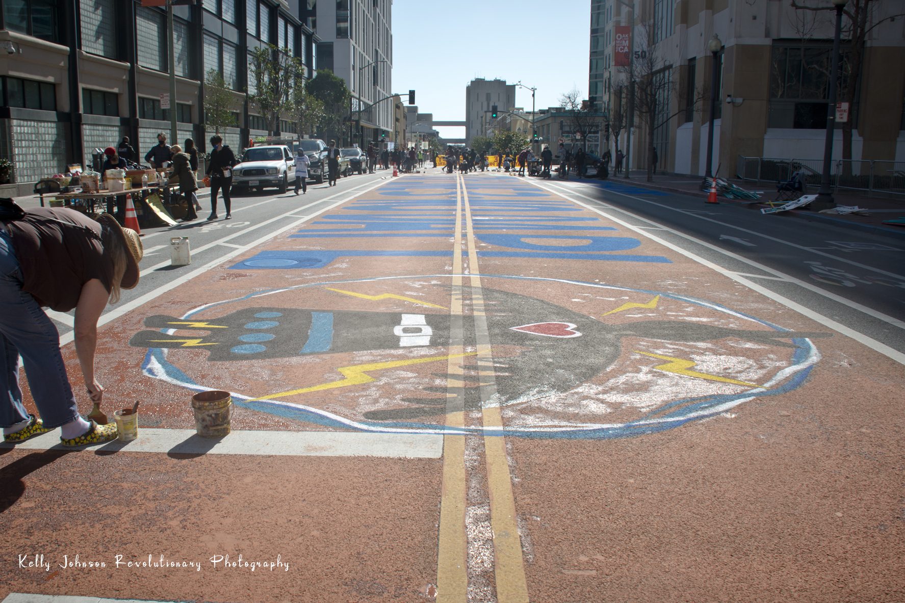 Stop Line 3 Street Mural:February 27th, 2021