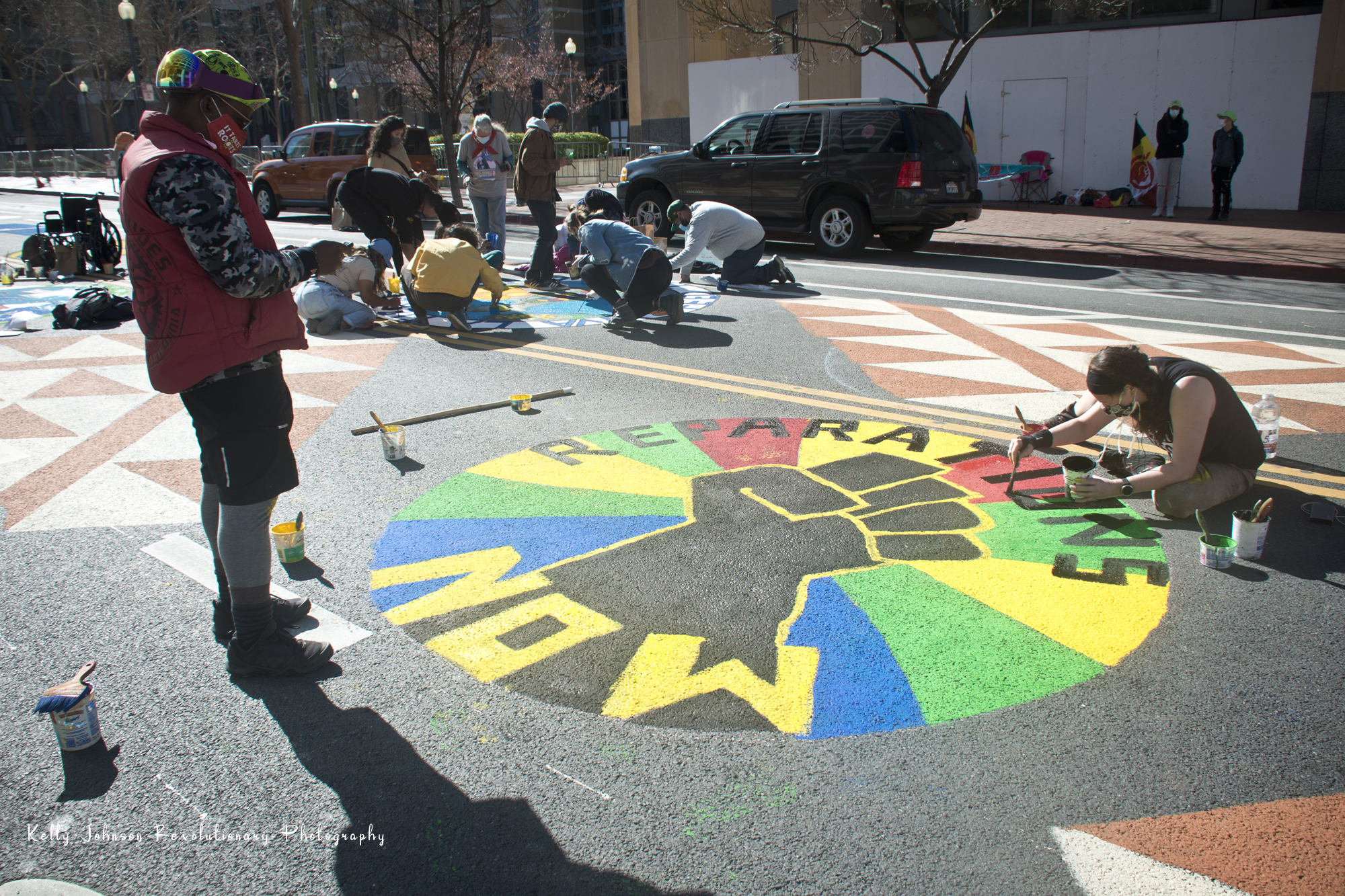 Stop Line 3 Street Mural:February 27th, 2021