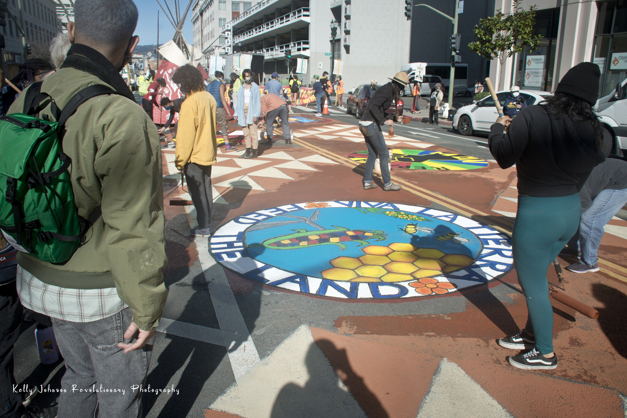 Stop Line 3 Street Mural:February 27th, 2021