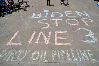 Stop Line 3 Activists Rally At US Army Corps Of Engineers Office:July 16th, 2021