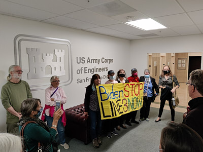 Stop Line 3 Activists Rally At US Army Corps Of Engineers Office:July 16th, 2021