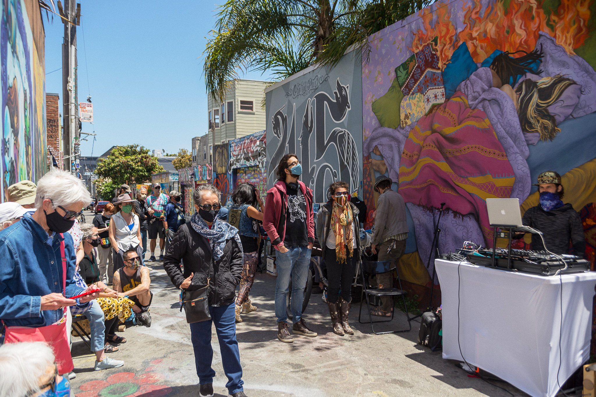 Clarion Alley Mural Unveiling Celebration  XRSFBay